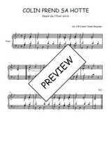 Téléchargez l'arrangement pour piano de la partition de Traditionnel-Colin-prend-sa-hotte en PDF